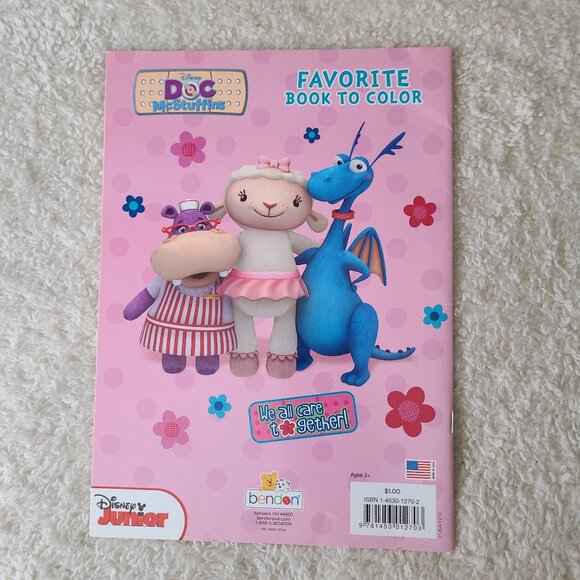 5/$20 Disney Junior Doc McStuffins Book and Two Coloring Books - Picture 5 of 7